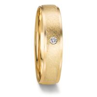 Anello del partner Oro giallo 375/9K Diamante 0.025 ct, w-si
