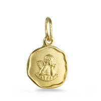 Ciondolo Oro giallo 750/18 carati Angelo custode-519580