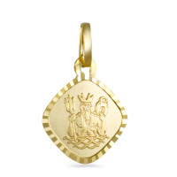 Ciondolo Oro giallo 750/18 carati Segno zodiacale Acquario-556980