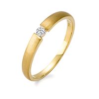 Anello solitario Oro giallo 750/18 carati Diamante 0.06 ct, w-si