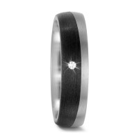 Anello del partner Titanio, Carbonio Diamante 0.02 ct, w-si-573679