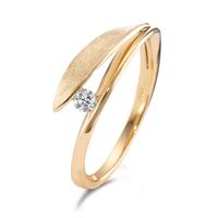 Anello Oro giallo 750/18 carati Diamante 0.07 ct, [Brillant], w-si-594945