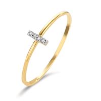 Anello Oro giallo 750/18 carati Diamante 0.033 ct, 4 pietra, w-si-605706